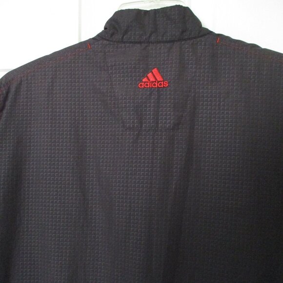 adidas ClimaProof Mens S/S Golf Club of Calif. Black 1/2 Zip Windshirt NWOT - XL - Picture 4 of 4